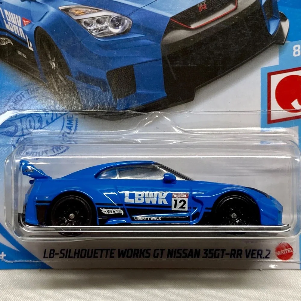 Hot Wheels cardboard card